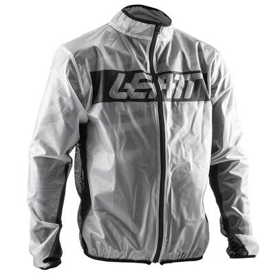 Leatt Herren Regenjacke Racecover Rain Jacket, Transparent