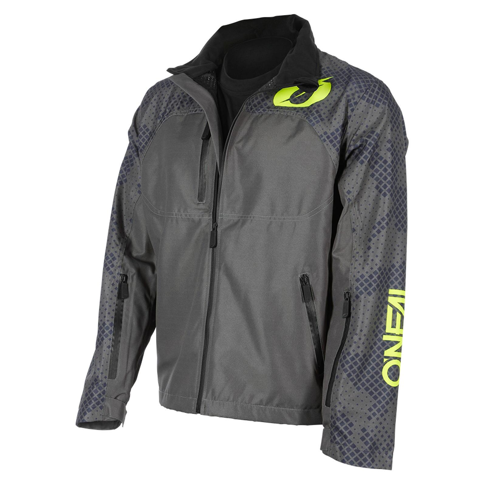 SHORE Rain Jacket V.22 gris/jaune fluo 3/3