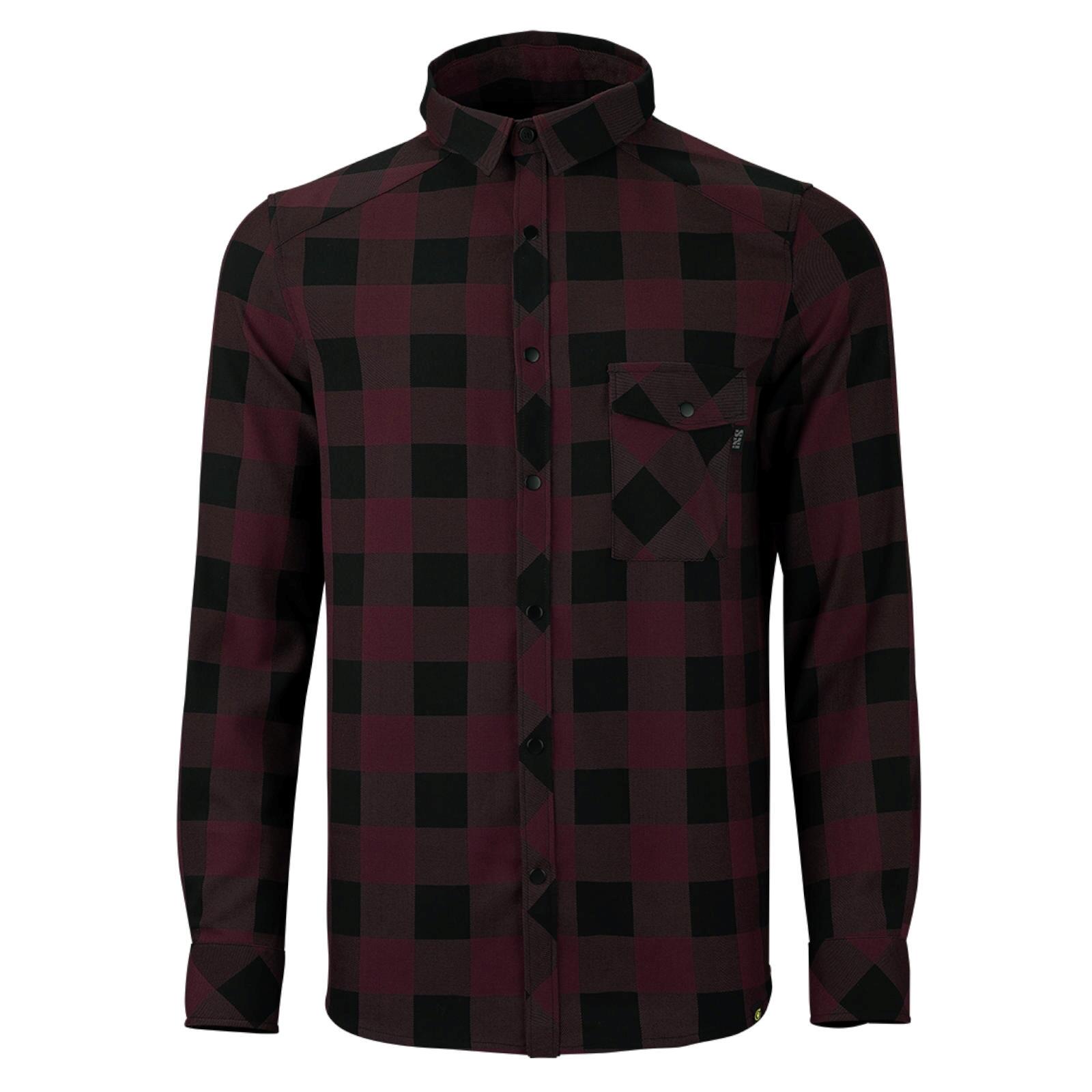 IXS Carve Digger Shirt - Rozijn/Zwart