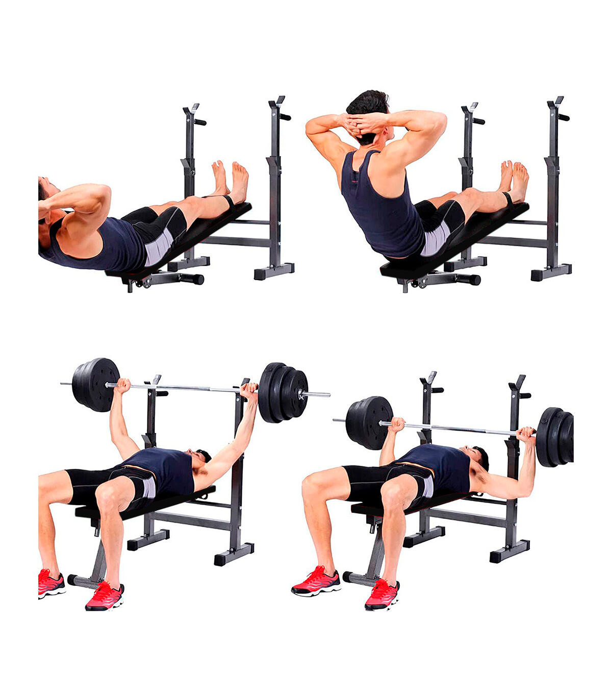 Press Banca Musculación Reclinable Fitness Tech 7/7