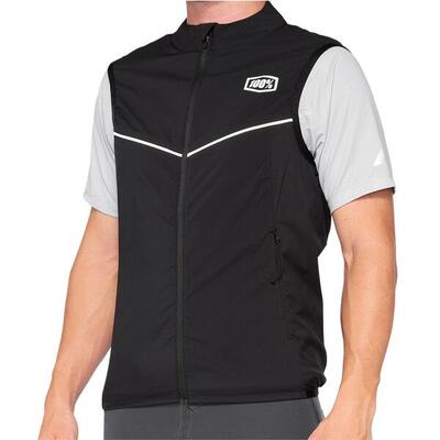 100% Herren Weste Corridor. Schwarz