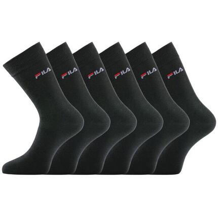 Lot de 6 paires de chaussettes de ville homme F9630 Noir