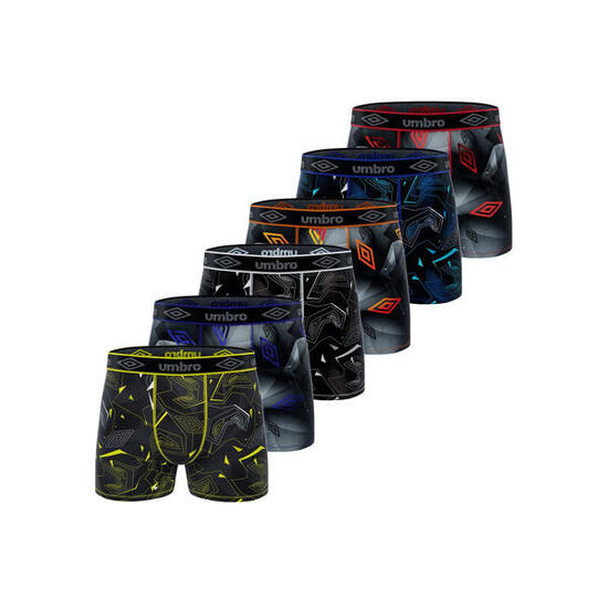 Lot de 6 boxers homme Speed