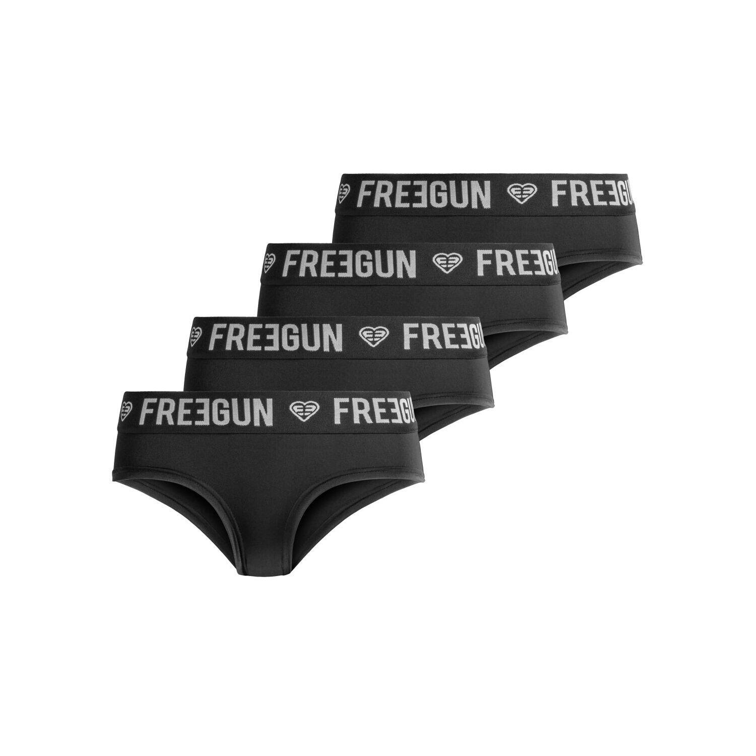 Freegun - Lot De 4 Culottes Fille Street Art Uni - Caleçon - Multicolore - 10 À 12 Ans - Decathlon