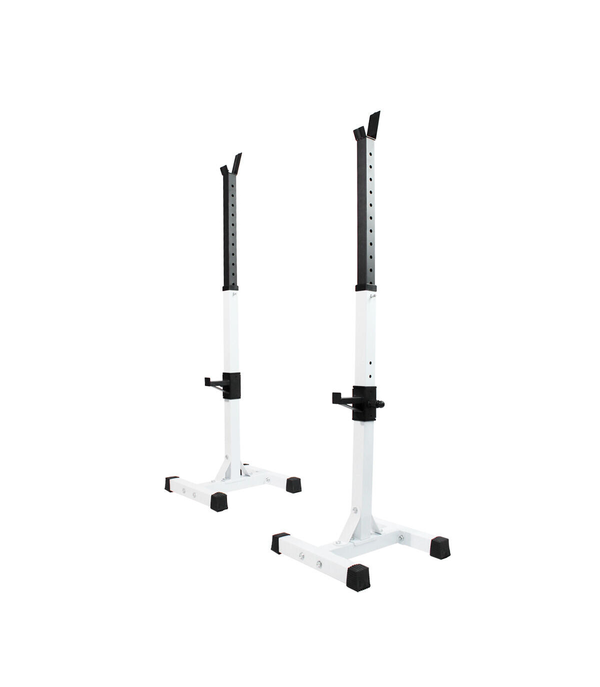 Rack de agachamento - suporte para supino/agachamento - branco