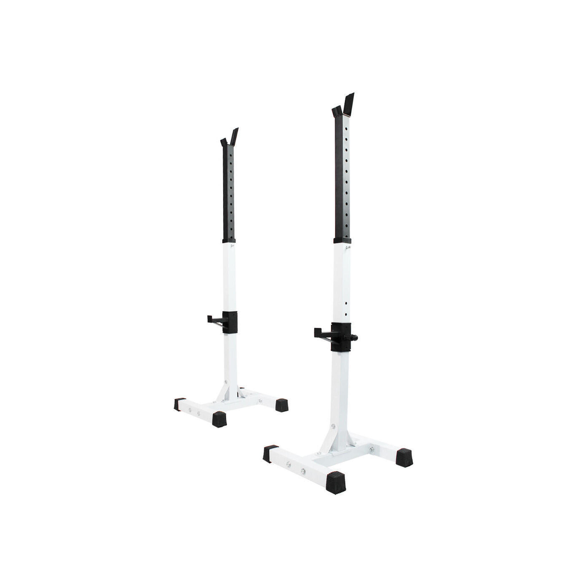 Fitness Tech - Squat Rack Développé/squat Blanc Fitness Tech - Rack À Squat - Blanc - No Size - Decathlon