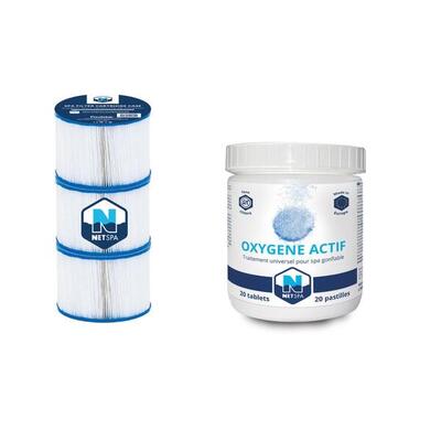 Pack spa-accessoires netspa: filtratie en actieve zuurstof