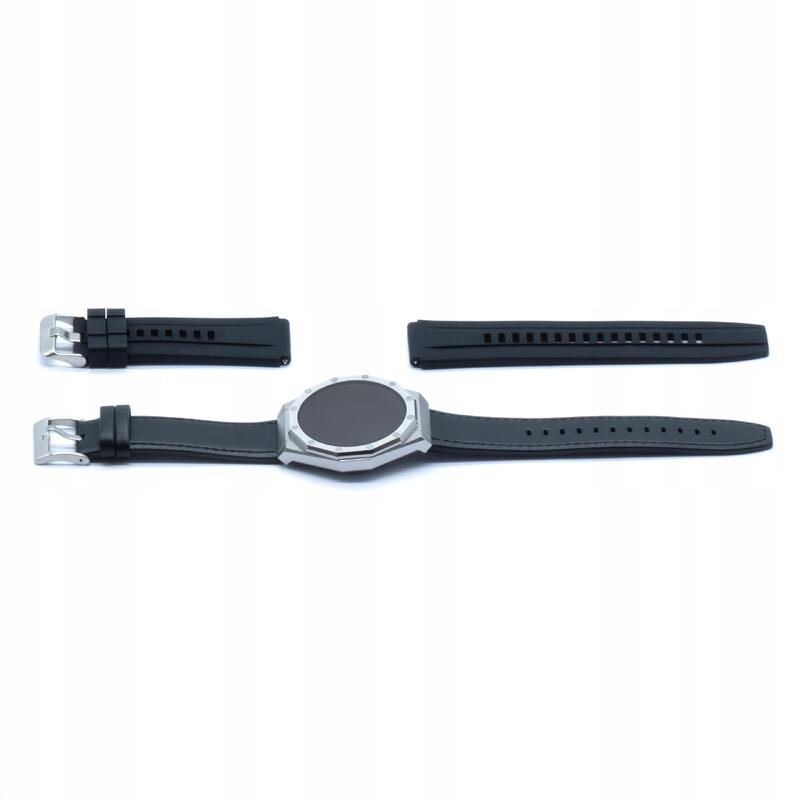 Ceas Smartwatch Kiano Elegance Silver, argintiu, Bluetooth, NFC, moduri sportive
