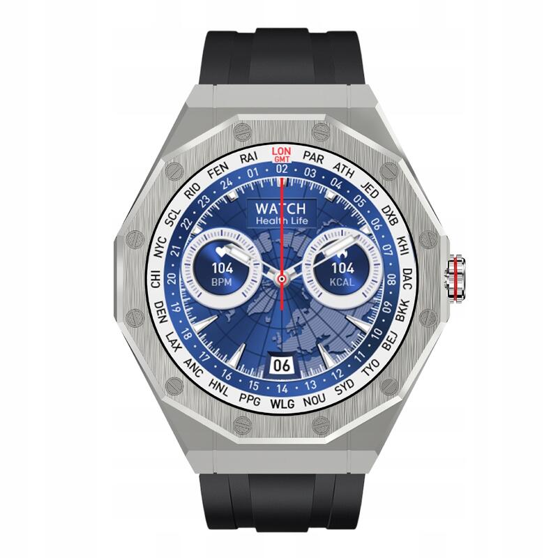 Montre intelligente Kiano Elegance Silver, argentée, Bluetooth
