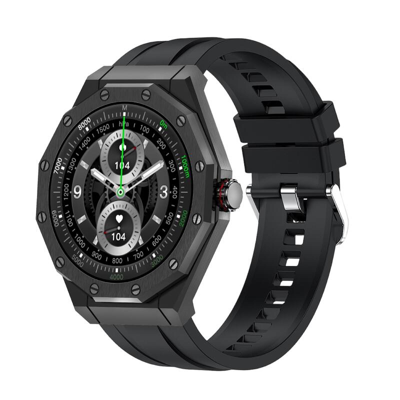 Montre intelligente Kiano Elegance Black, noire, Bluetooth, NFC, modes sportifs