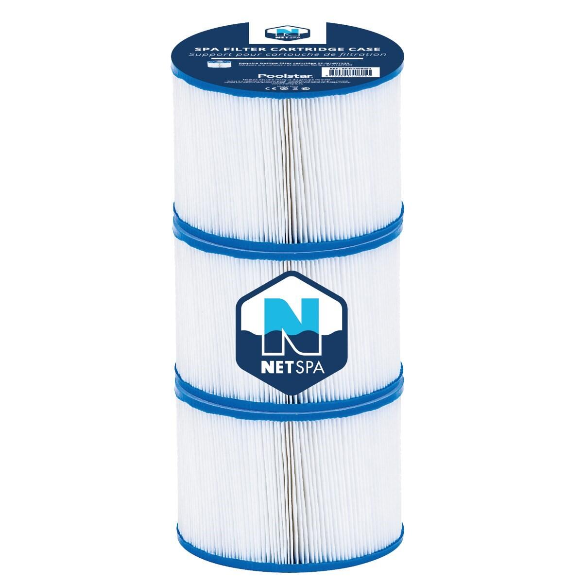 Pack spa-accessoires Netspa:Filtratie, Actieve zuurstof, Hoofdsteun, Voetspoeler 2/5