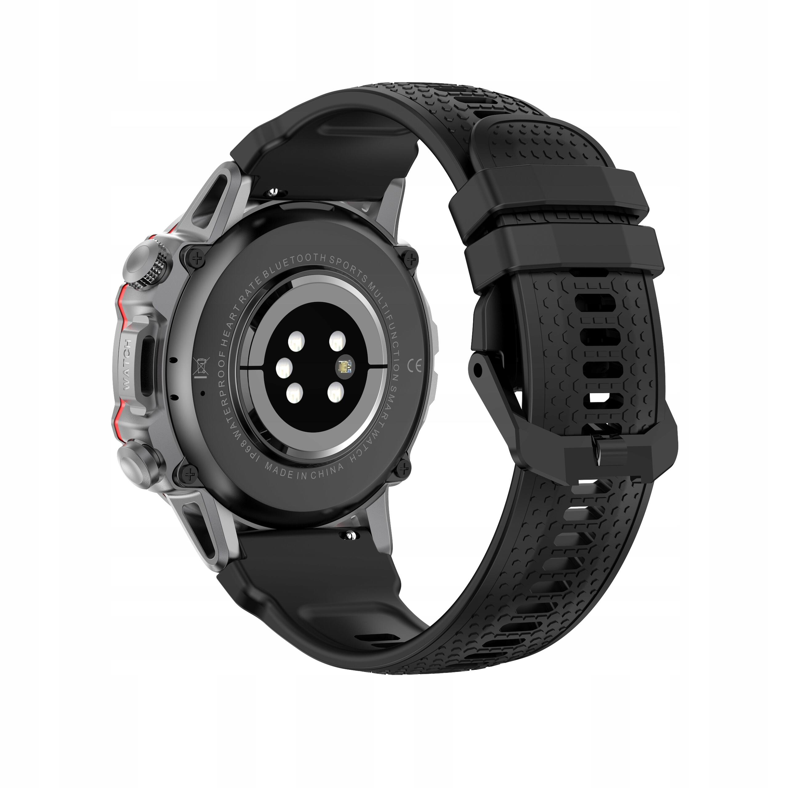 Montre intelligente Kiano Watch Sport Black, noire, homme, Bluetooth, NFC 3/6