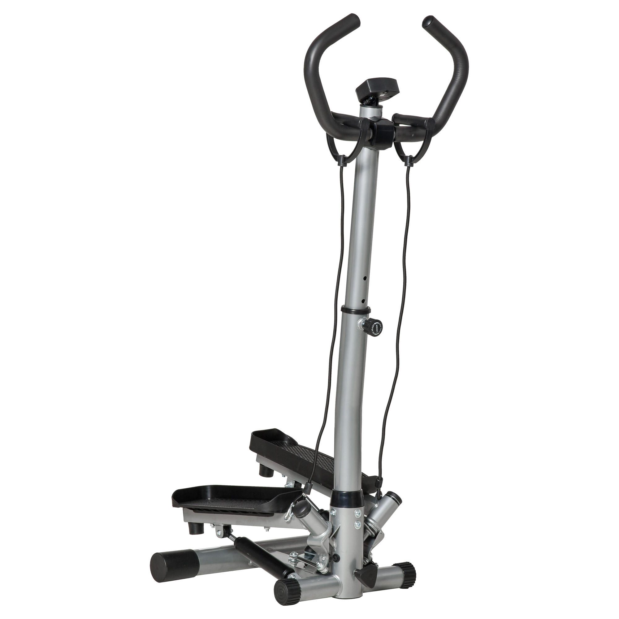 Máquina de Step 55x53x128 cm Prata HOMCOM