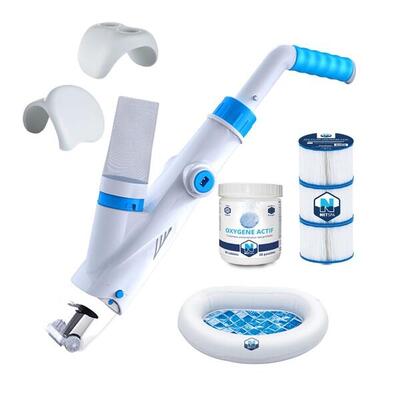 Pack Acc. Netspa: Filtration, Aktiv-Sauerstoff, Kopfstütze, Fußdusche, Reiniger