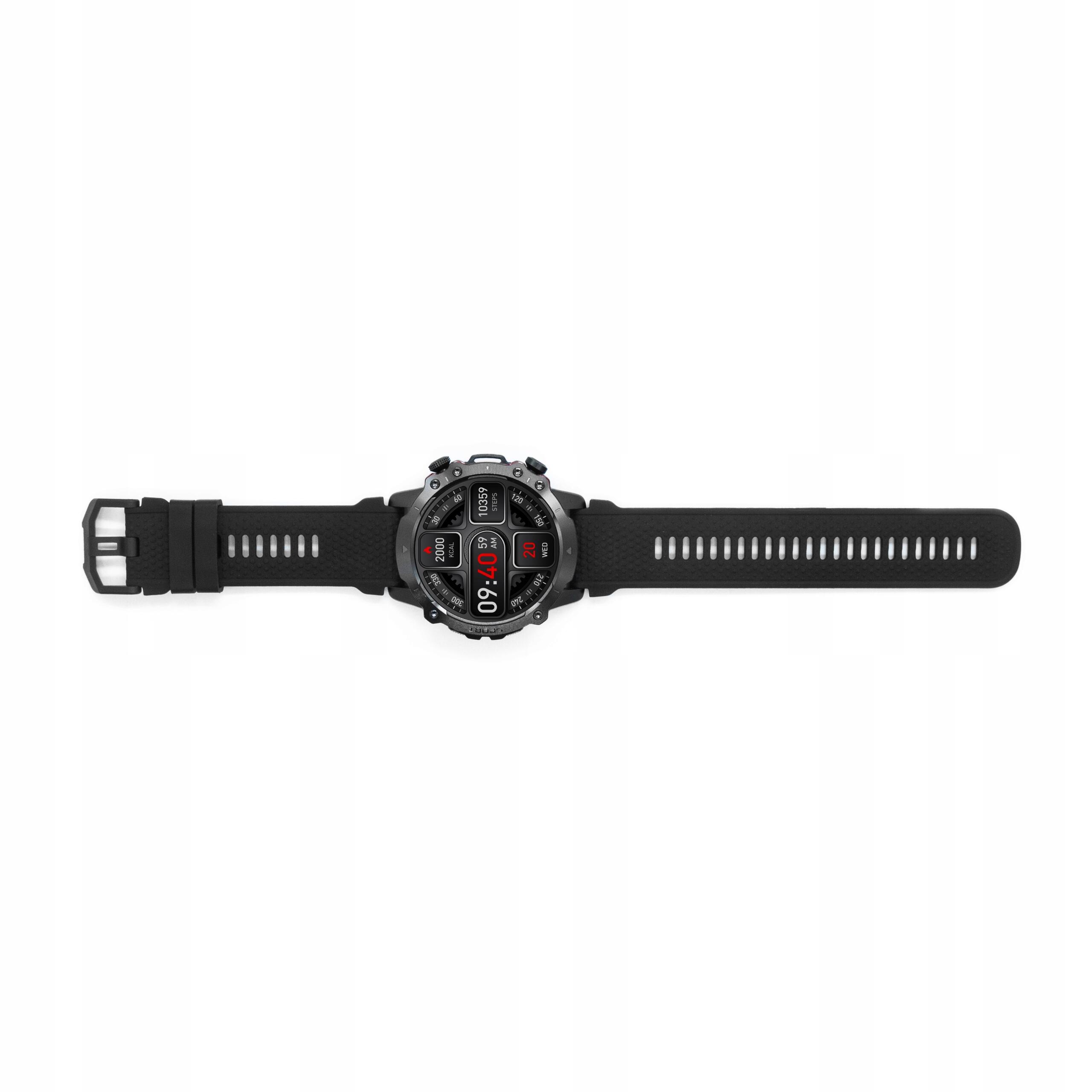 Montre intelligente Kiano Watch Sport Black, noire, homme, Bluetooth, NFC 4/6