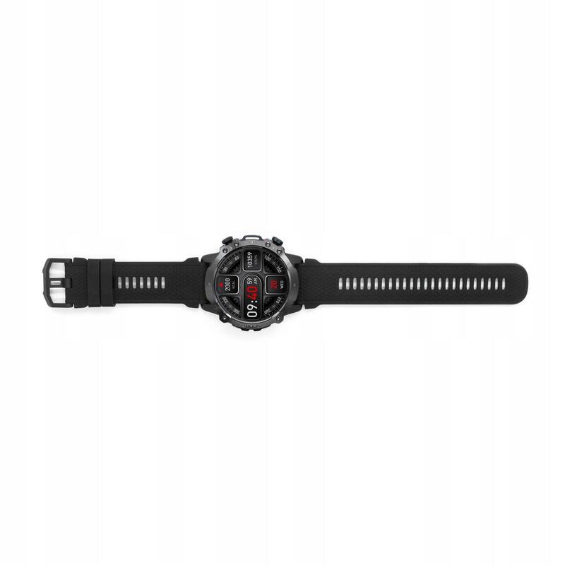 Montre intelligente Kiano Watch Sport Black, noire, homme, Bluetooth, NFC