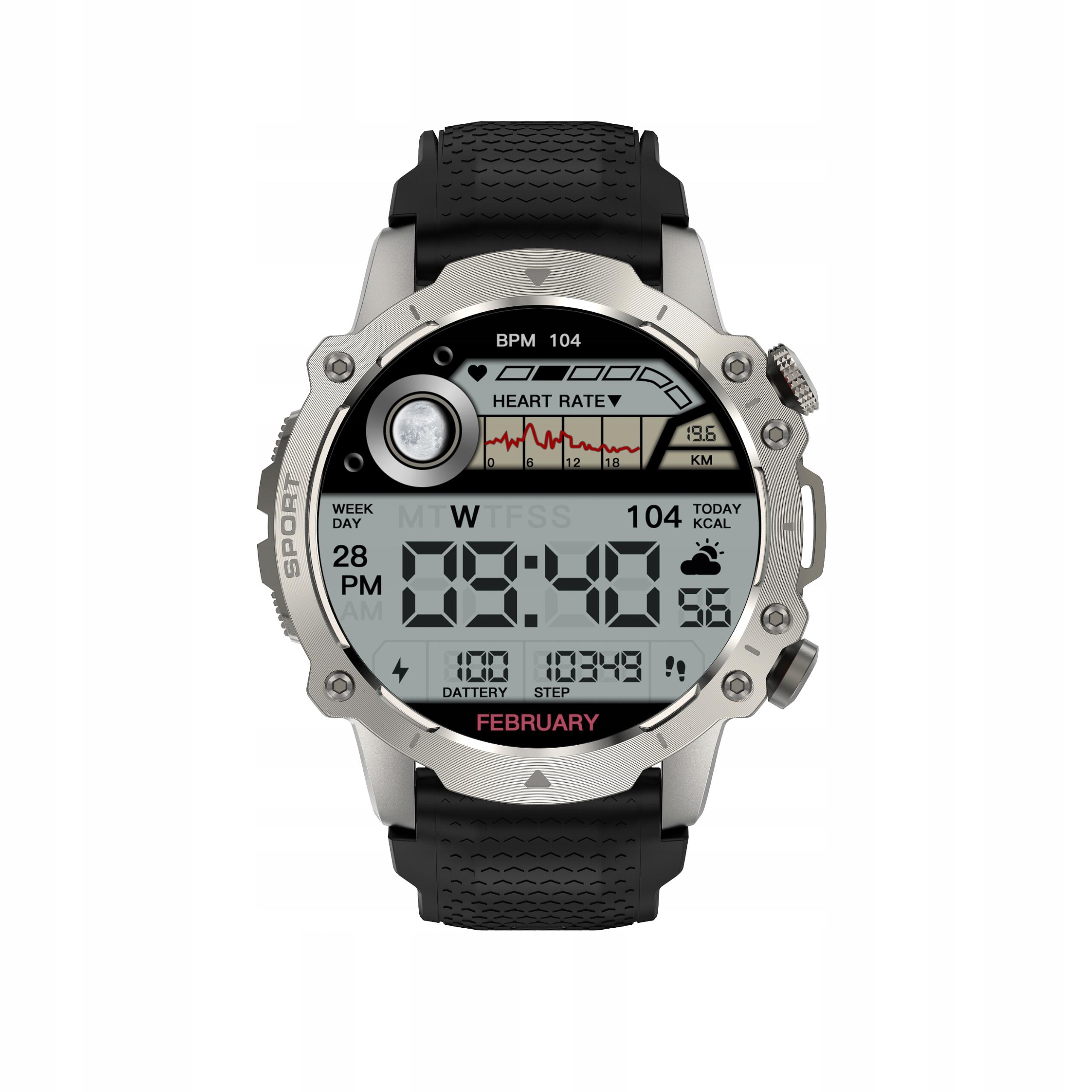 Kiano - Montre Intelligente Kiano Watch Sport Silver, Argentée Pour Homme - Montre Connectée - Gris - No Size - Decathlon