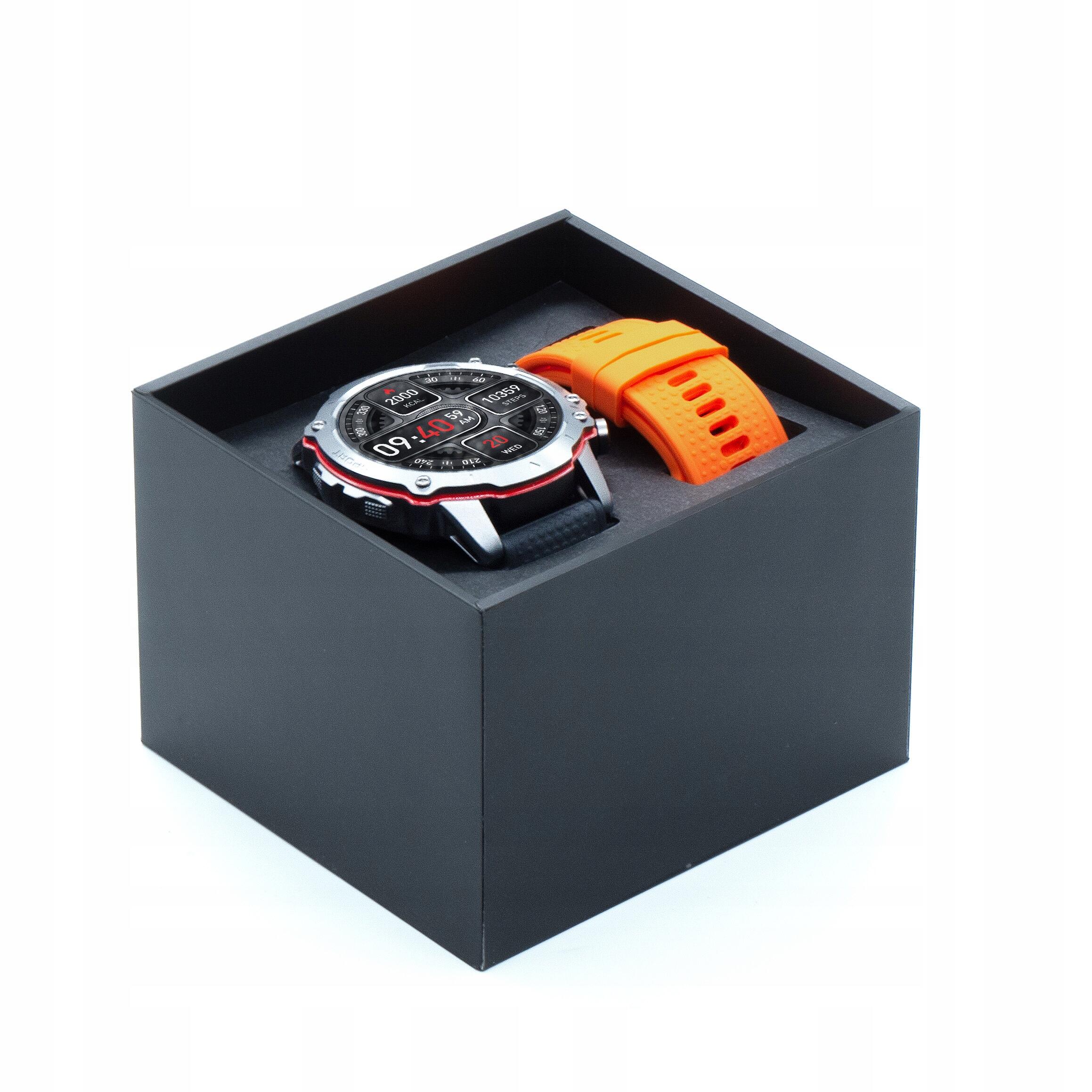 Montre intelligente Kiano Watch Sport Silver, argentée pour homme 3/4