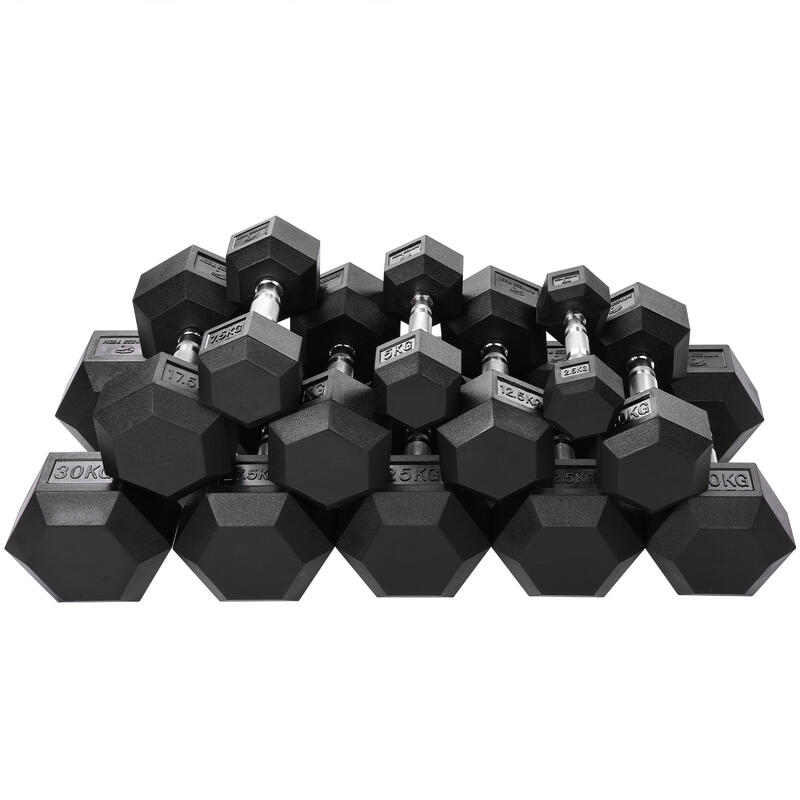 Halteres Hexagonais 2 x 35kg Fitness Tech
