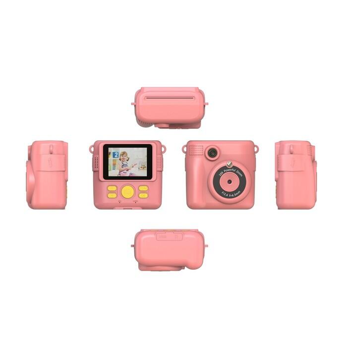 Appareil photo enfant impression instantannée KidPic Rose 4/7