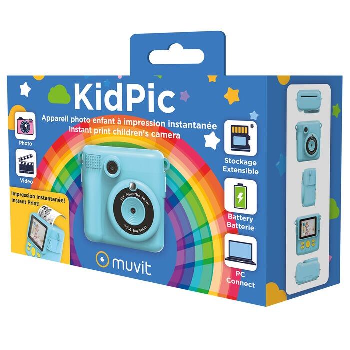 Appareil photo enfant impression instantannée KidPic Bleu 4/4