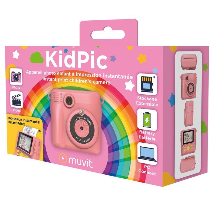 Appareil photo enfant impression instantannée KidPic Rose 7/7