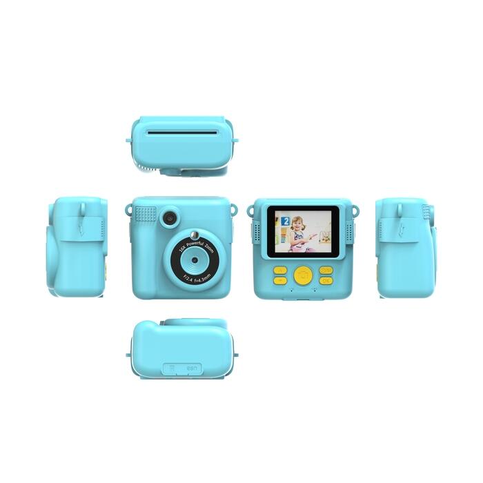 Appareil photo enfant impression instantannée KidPic Bleu 3/4