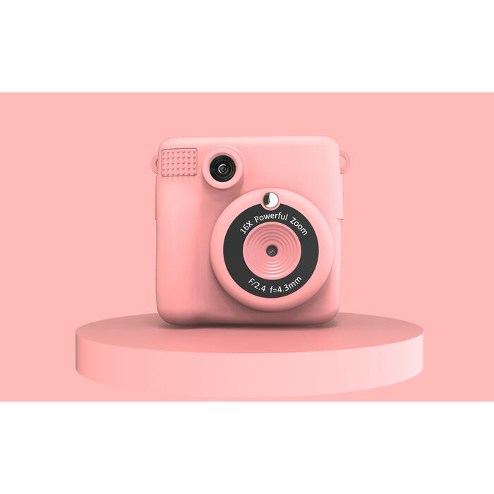 Appareil photo enfant impression instantannée KidPic Rose 5/7