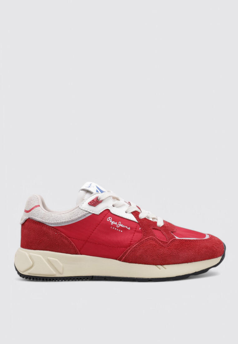 Chaussures Deportivas Mujer Pepe Jeans MARLON DIVIDED W Rouge 1/4