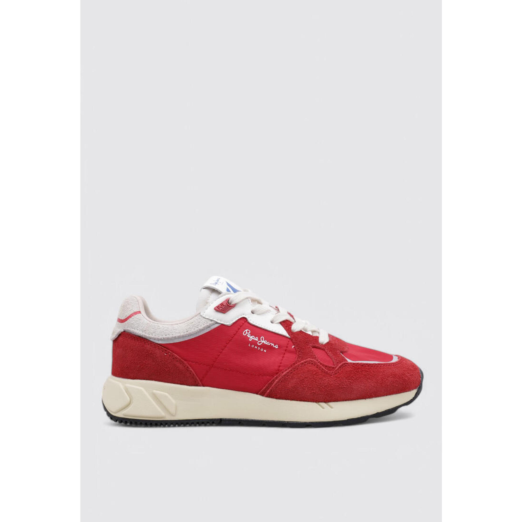 Pepe Jeans - Chaussure De Randonnée Baskets Femme Pepe Jeans Marlon Divided W Roug - Baskets - Rouge - 39 - Decathlon