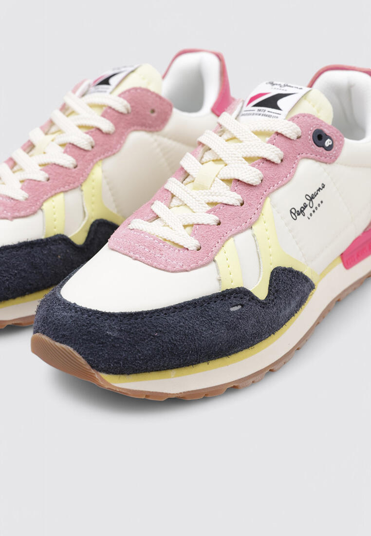 Chaussures Deportivas Mujer Pepe Jeans BRIT FLY W Marine 3/4