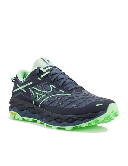 Zapatillas Mizuno Wave Mujin 10 Trail Negro/Azul/Naranja Hombre