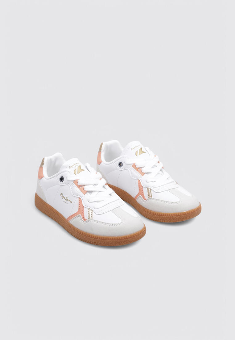 Chaussure de randonnée Baskets Enfants Pepe Jeans  BALL RETRO G Blan 2/4