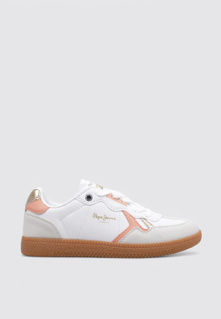 Chaussure de randonnée Baskets Enfants Pepe Jeans  BALL RETRO G Blan 1/4