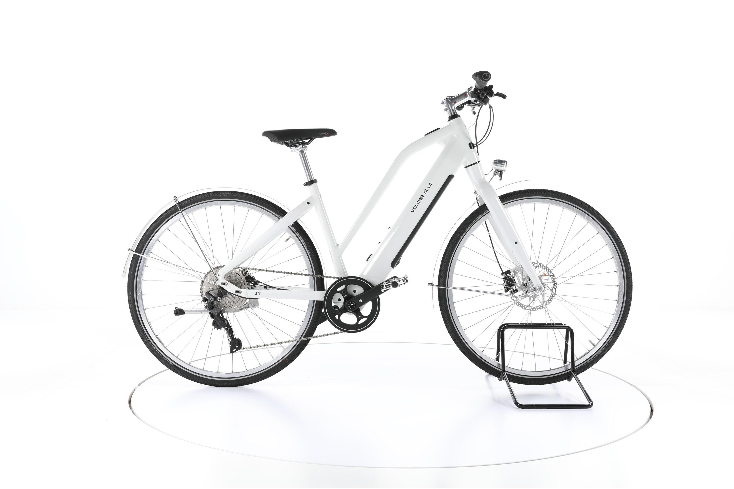 VELO DE VILLE Velo de Ville 6TY Urban Trekking 46 cm white, FAZUA 430Wh