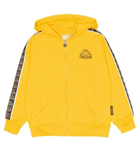 SUDADERA CON CREMALLERA NIÑO KAPPA 371X4ZW. Yellow 1/2
