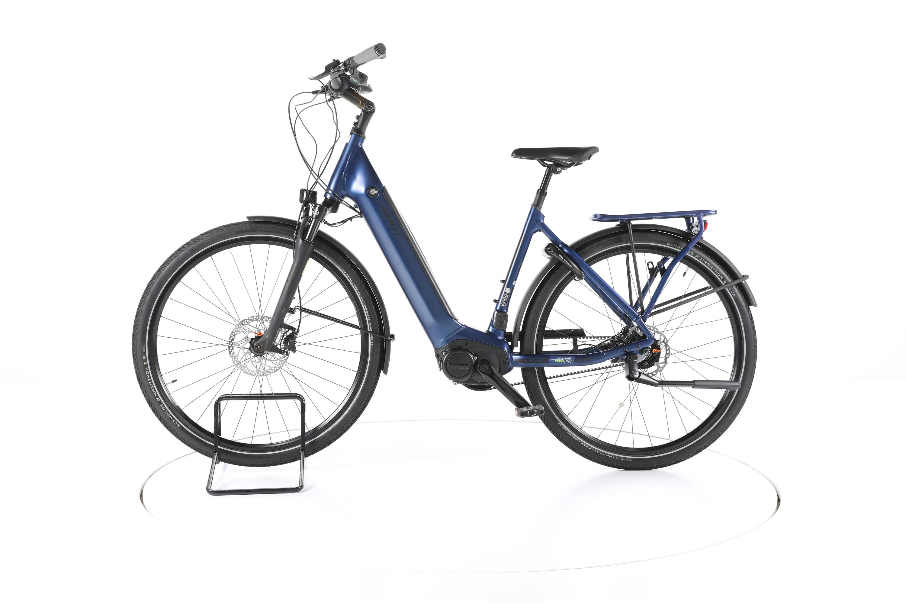 Refurbished - Giant DailyTour E+ 1 BD RT City E-Bike Lage instap  - Zeer goed 6/7