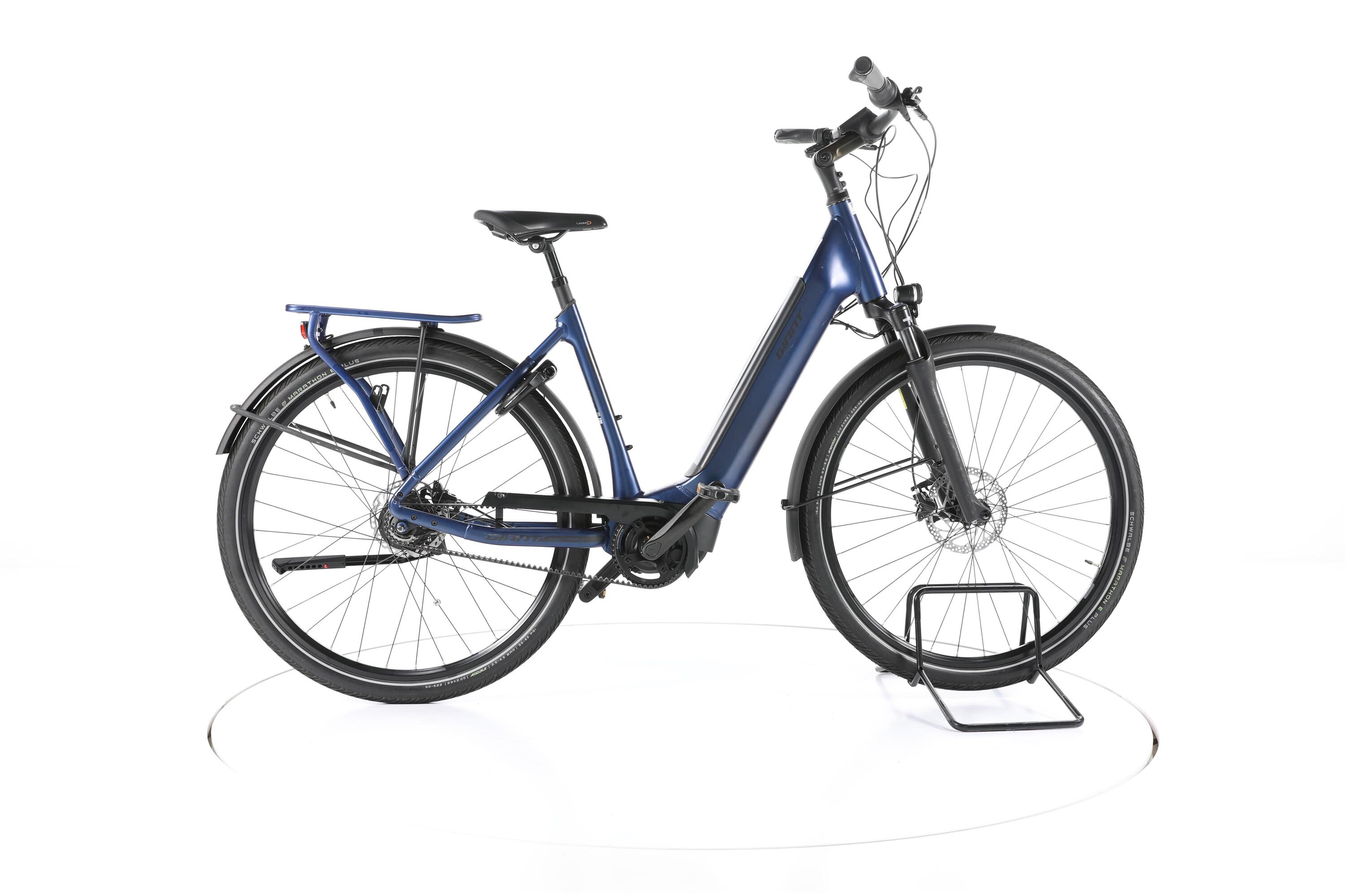 Refurbished - Giant DailyTour E+ 1 BD RT City E-Bike Lage instap  - Zeer goed 1/7