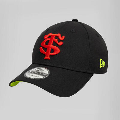 Zwarte stade toulousain new era fluro 9forty pet voor volwassenen