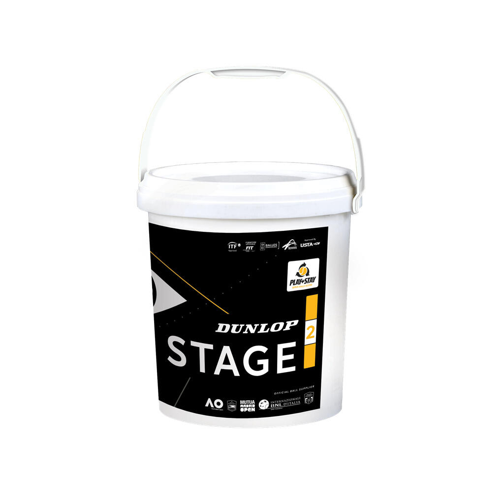 Lot de 60 balles de tennis Dunlop stage 2 2/2