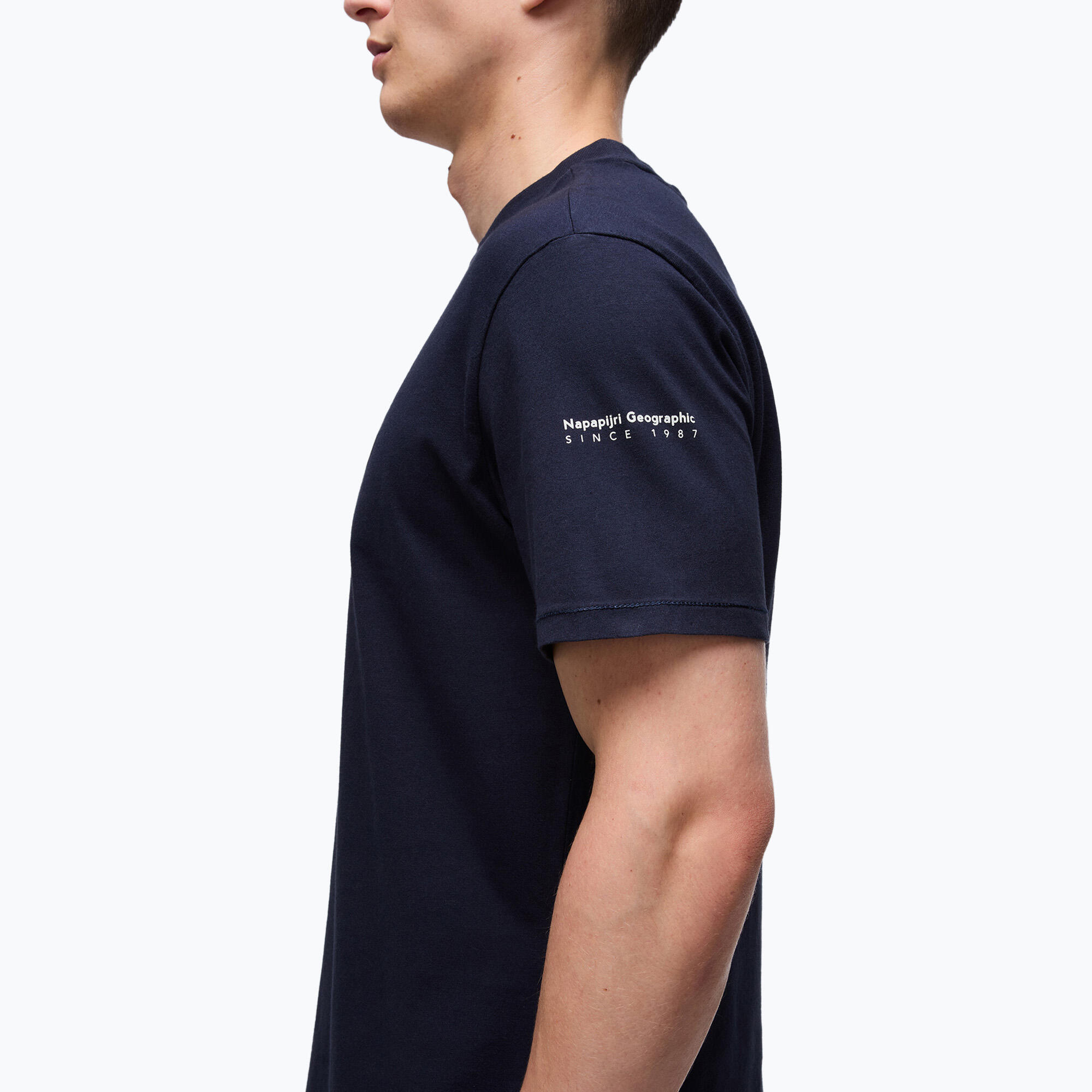 Camiseta masculina Napapijri S-Badge 4/7