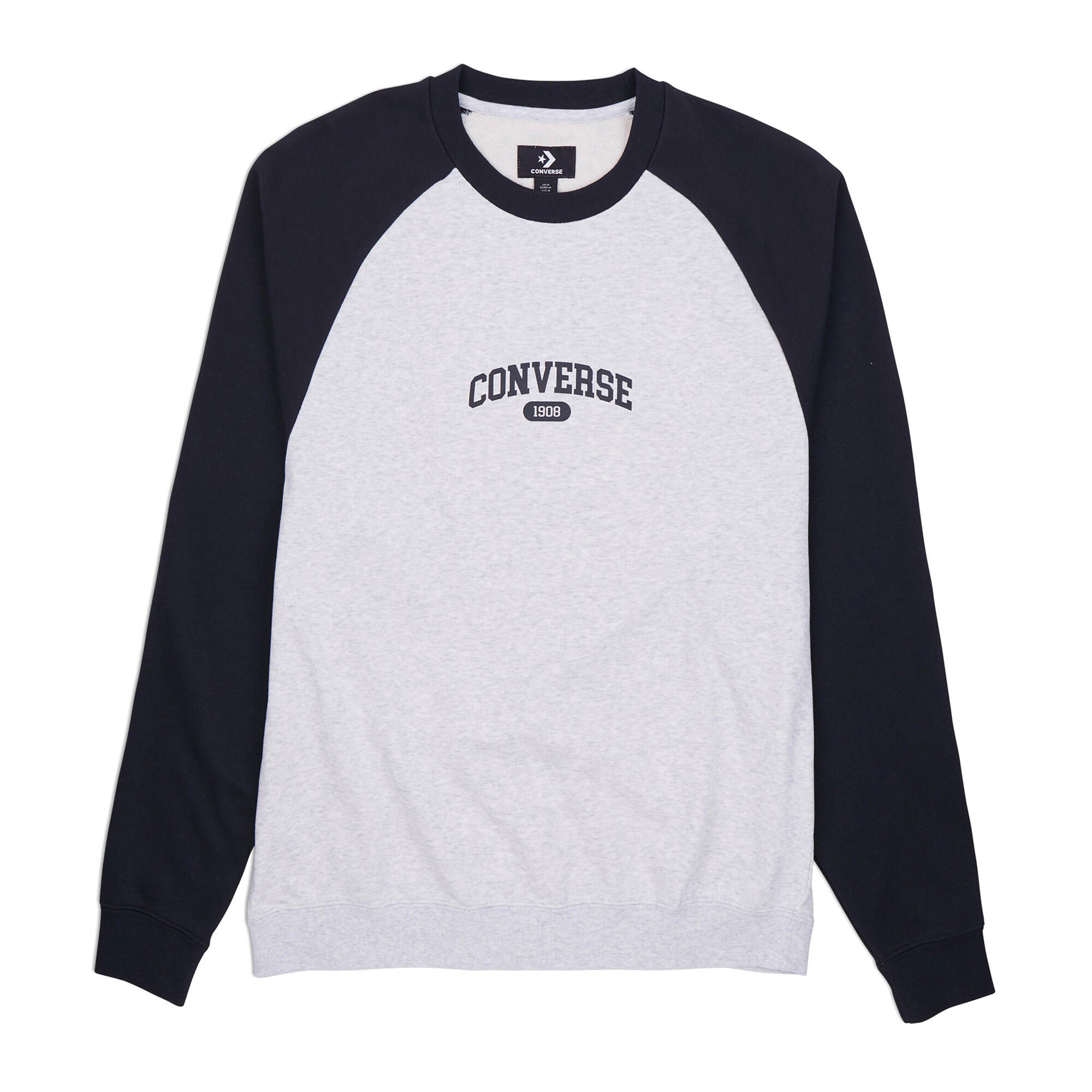Sweat-shirt ras du cou Converse Retro Chuck Raglan pour homme 1/2