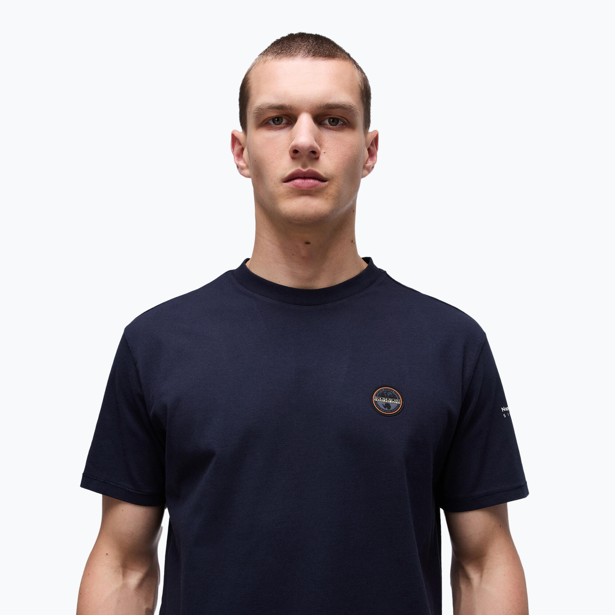 Camiseta masculina Napapijri S-Badge 3/7