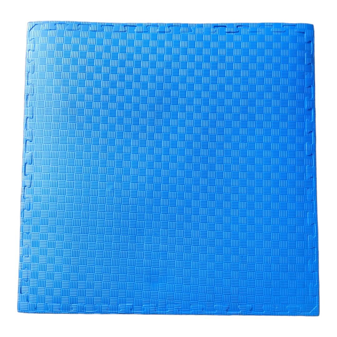 SET 10 unités de puzzle Tatami professionnel 100x100x3 cm Bleu et Rouge 7/7