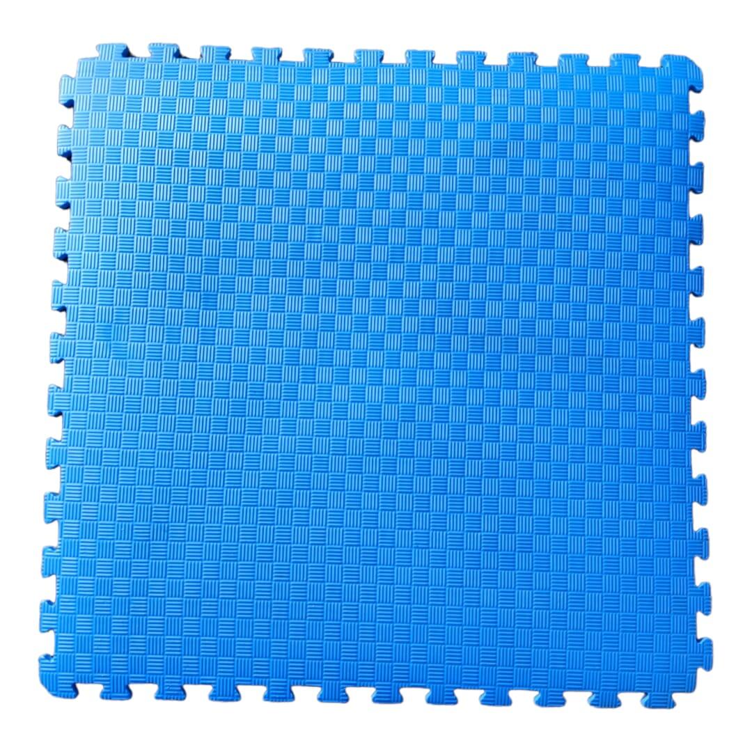 SET 10 unités de puzzle Tatami professionnel 100x100x3 cm Bleu et Rouge 6/7
