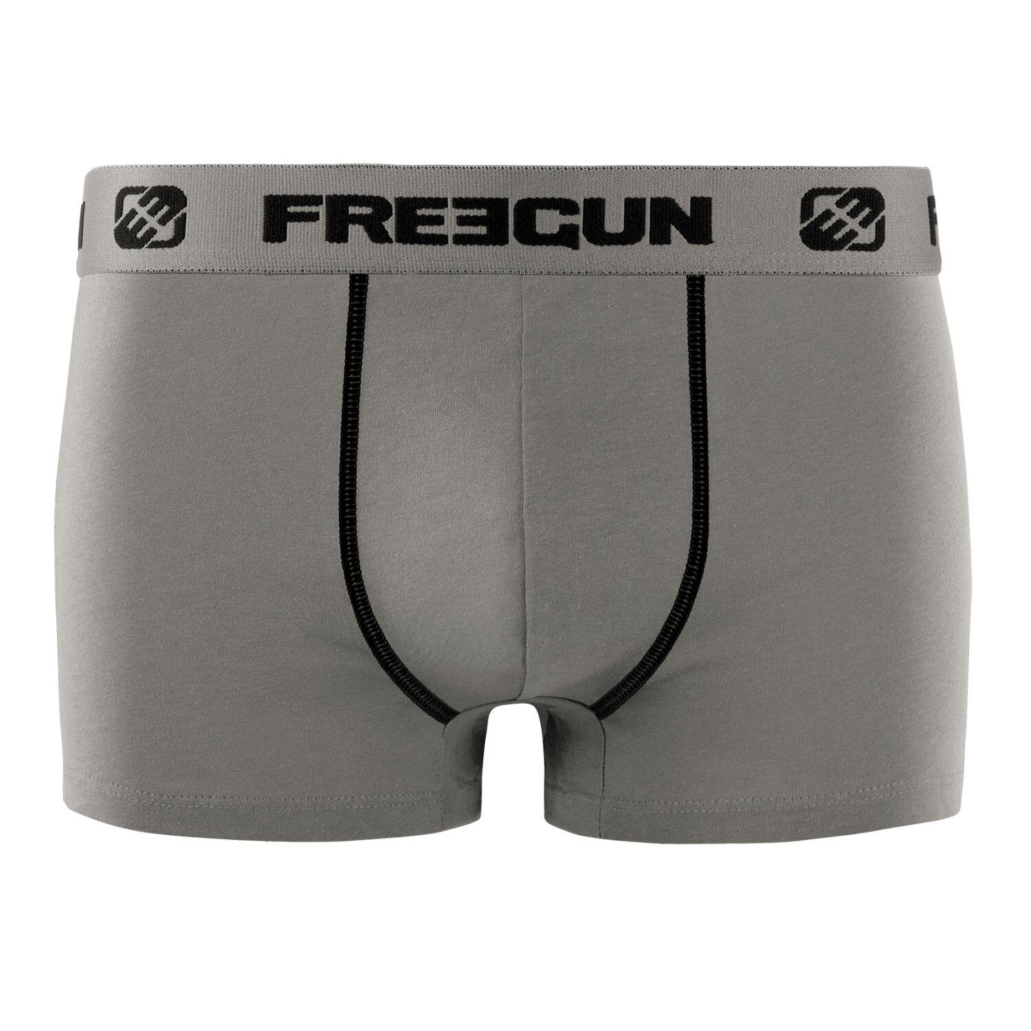 Lot de 6 boxers enfant en coton uni 2/5