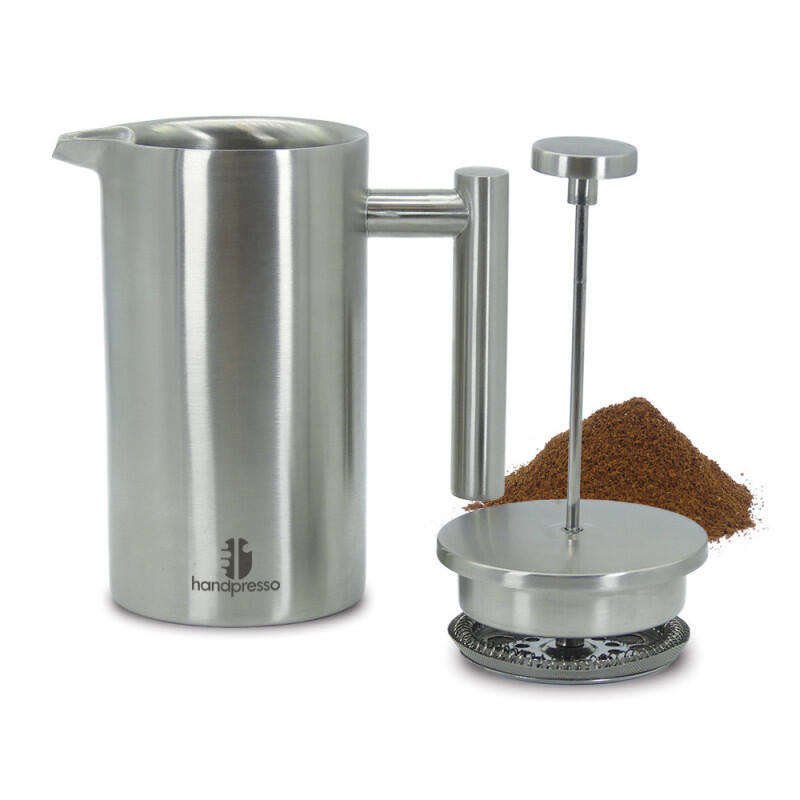 Cafetière à piston Handpresso French Press 60cl – inox double paroi 1/7