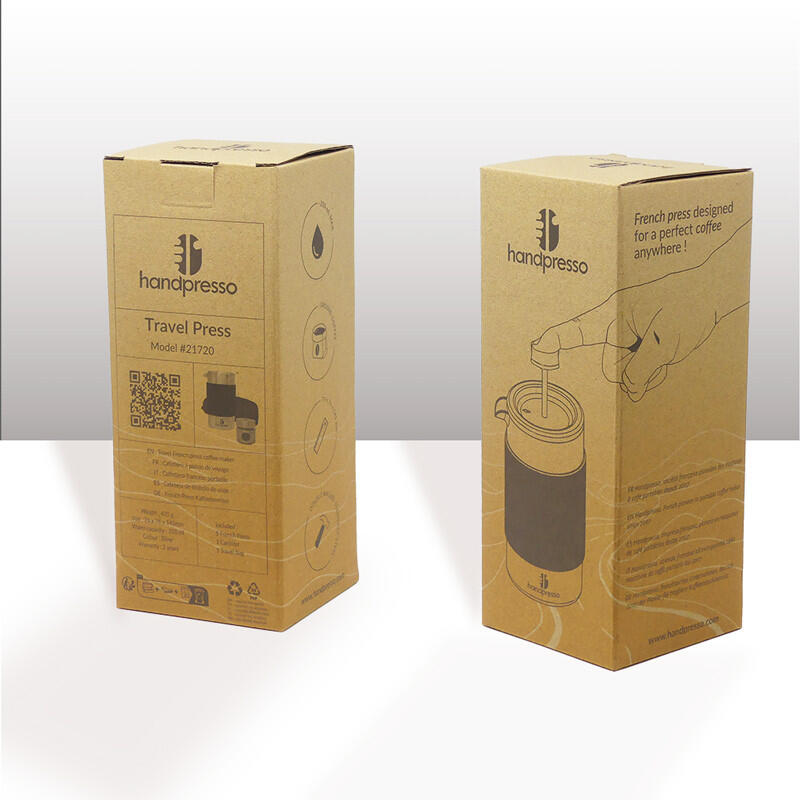 Cafetière à piston Handpresso Travel Press 35cl - French Press inox 7/7