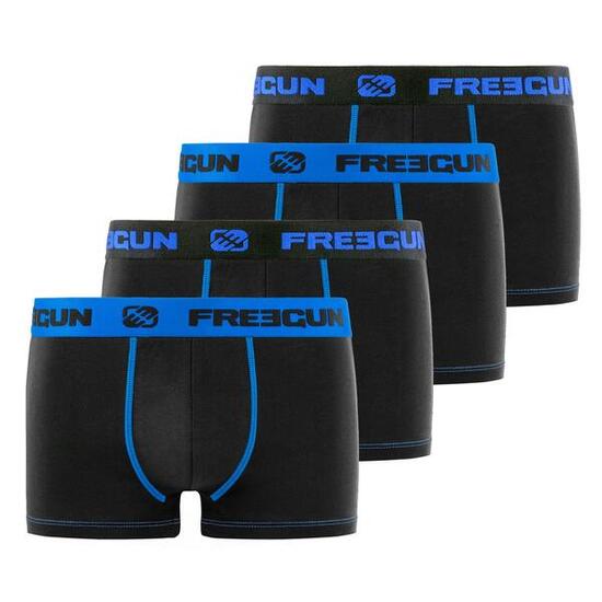 Lot de 4 Boxers homme coton Bleu
