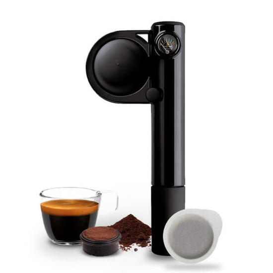 Macchina portatile Handpresso Pump nero per cialde E.S.E. o caffè macinato